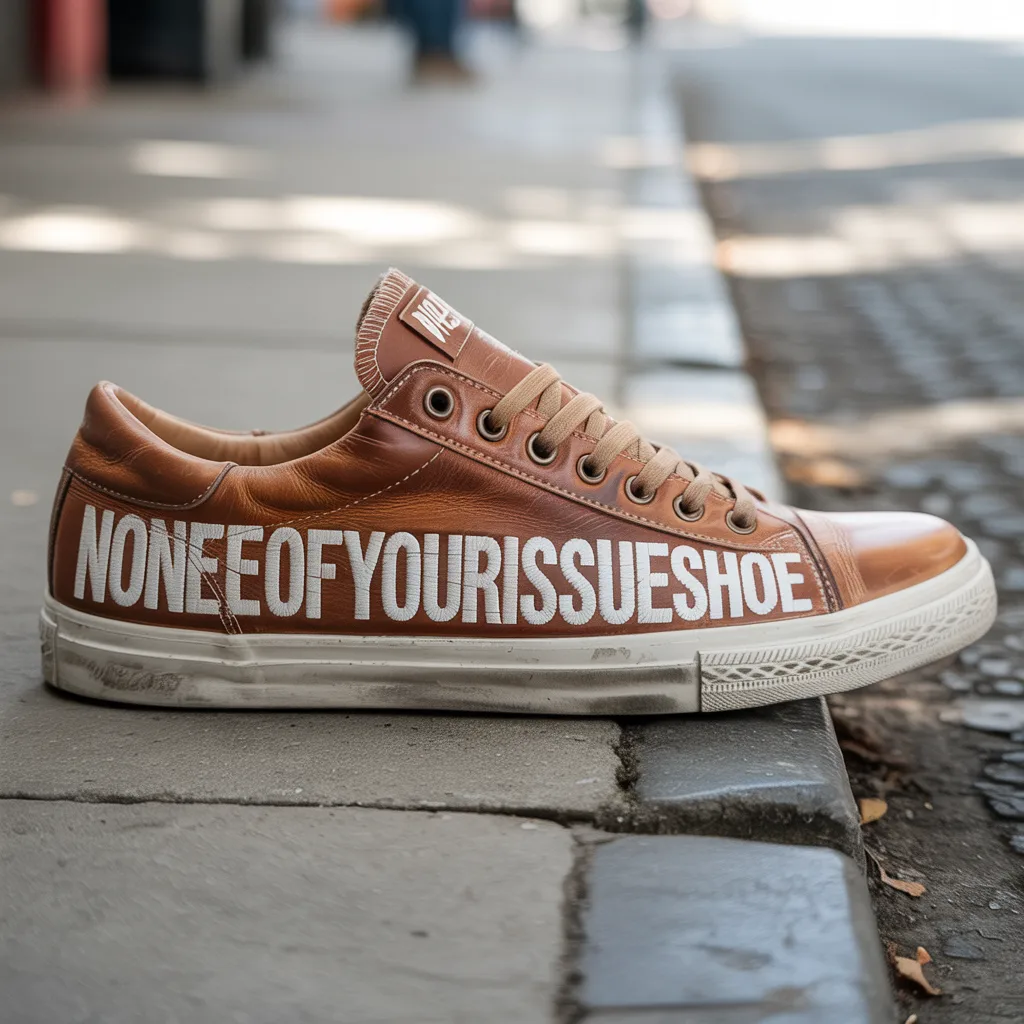 noneofyourissueshoe