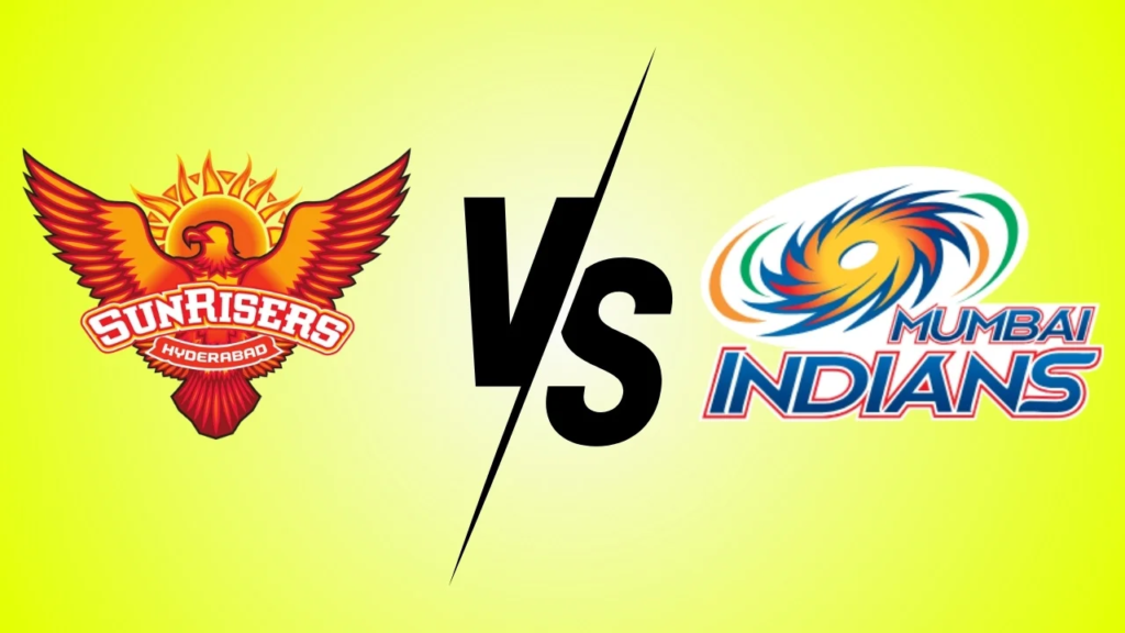 sunrisers hyderabad vs mumbai indians timeline