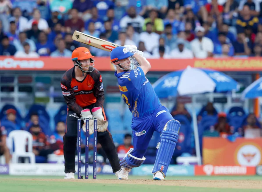 sunrisers hyderabad vs mumbai indians timeline