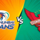 sunrisers hyderabad vs mumbai indians timeline