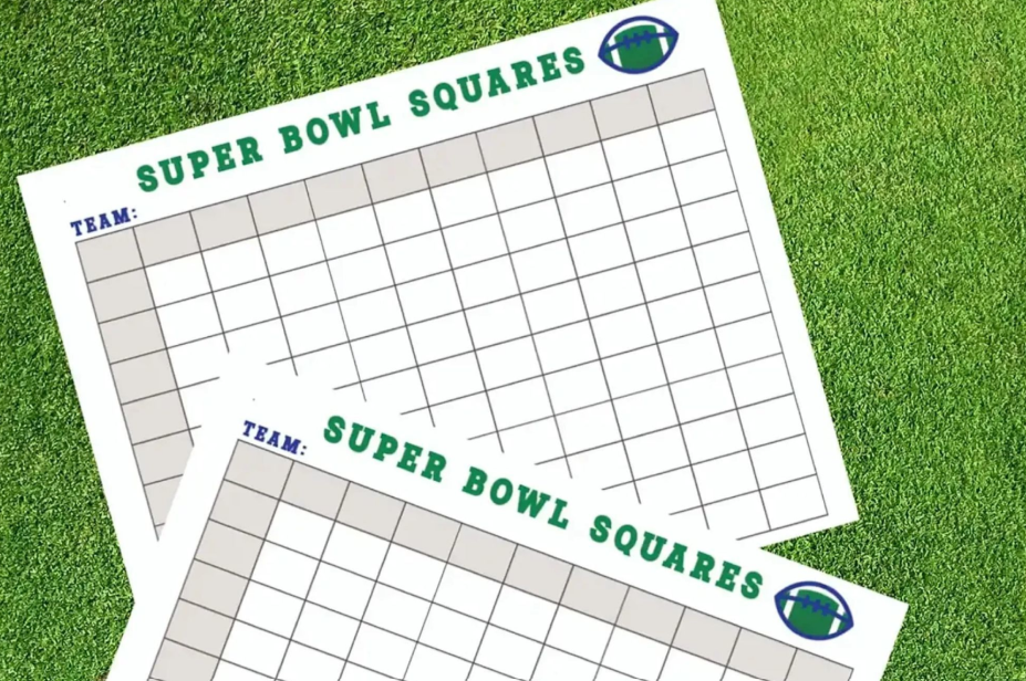 super bowl squares template