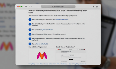 myntra seller account
