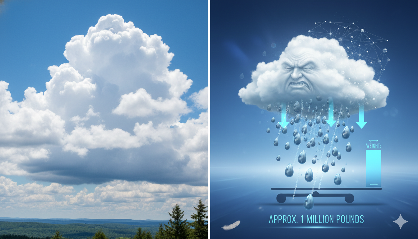 How Much Does a Cloud Weigh