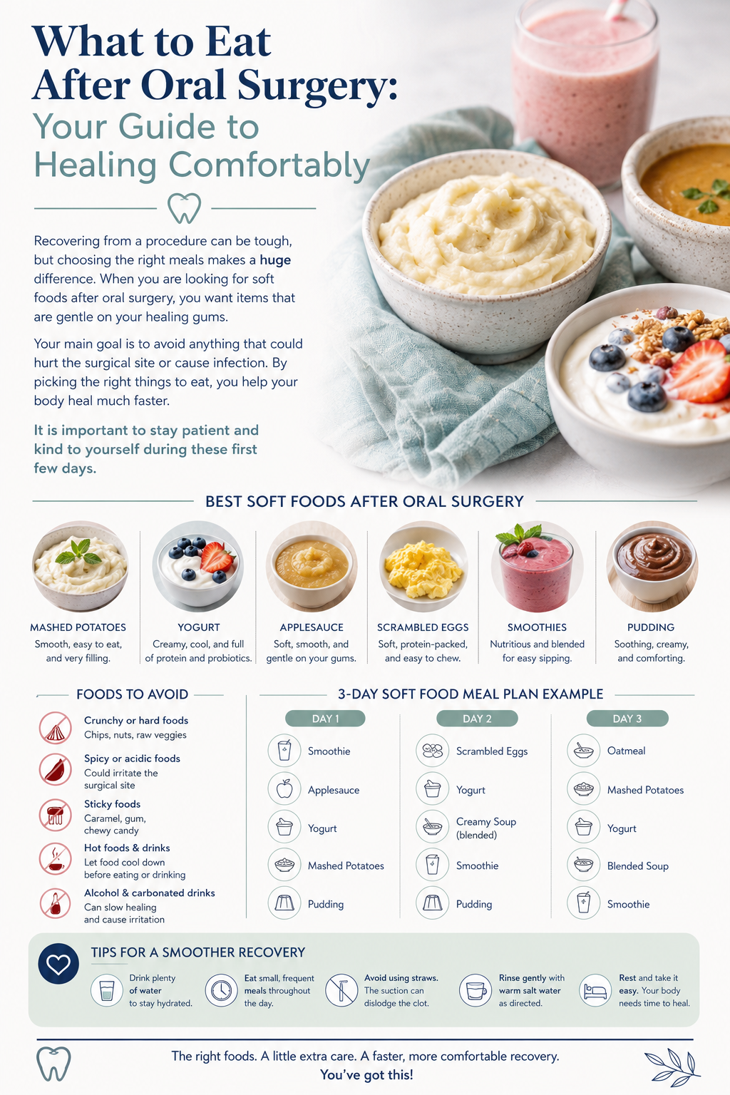 Soft Foods After Oral Surgery