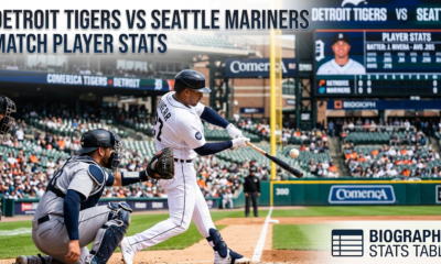 detroit tigers vs seattle mariners match player stats