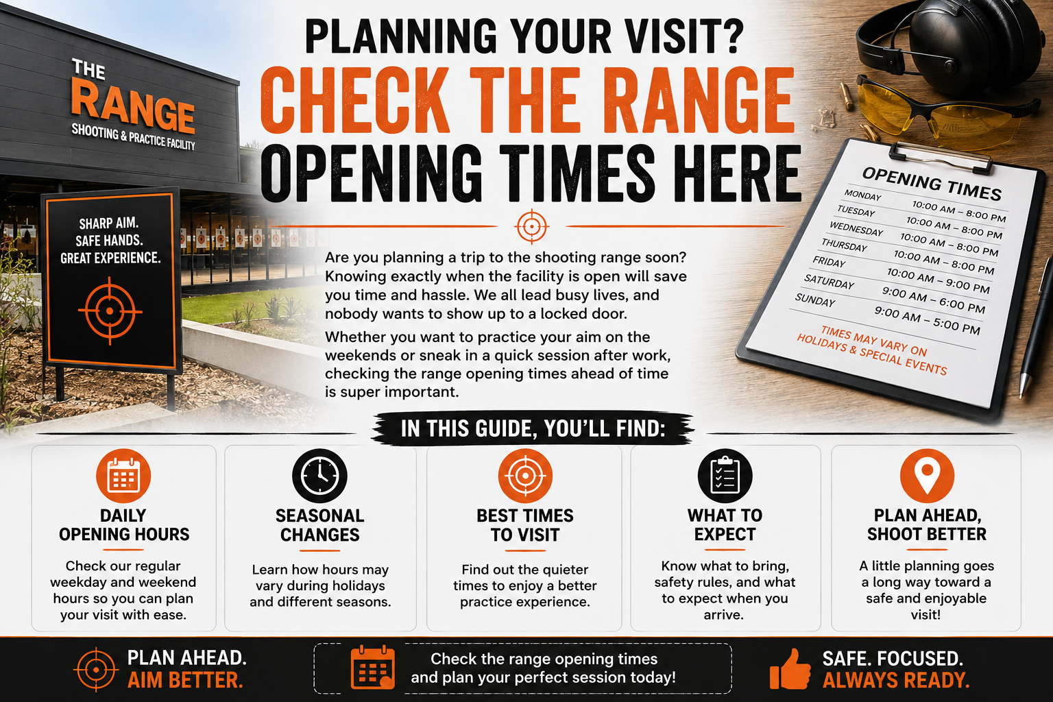 Range Opening Times